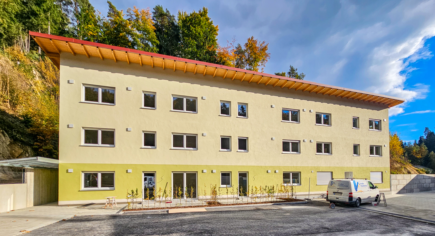 Kommunaler Wohnungsbau Außenansicht