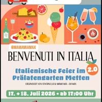 Benvenuti in Italia - Italienische Feier im Prälatengarten